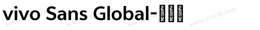 vivo Sans Global字体转换